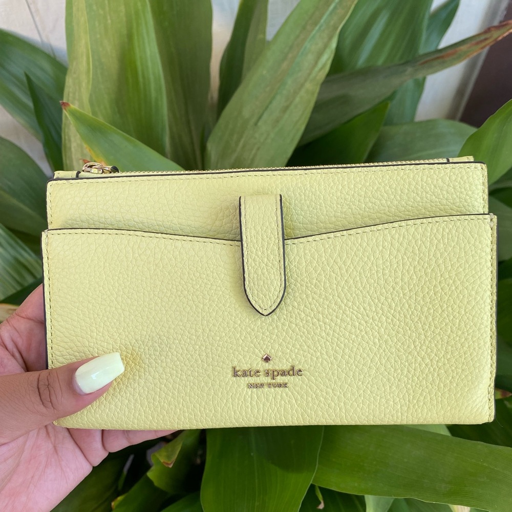 Lime Green Yellow Kate Spade Wristlet